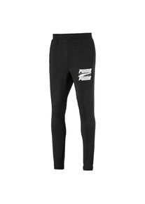 Puma, Herren Sweatpants 'Rebeld Bold', Schwarz / Weiß