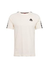 Kappa, Herren T-Shirt 'DAAN', Schwarz / Eierschale