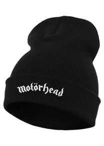 Urban Classics, Herren Beanie 'Mot&ouml;rhead', Schwarz / Wei&szlig;