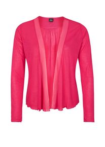 s.Oliver BLACK LABEL, Damen Leichte Shirtjacke mit Chiffon-Detail, Pink