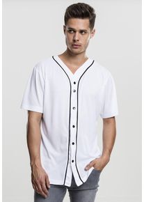 Urban Classics, Herren Baseball Mesh, Schwarz / Wei&szlig;