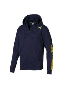 Puma, Herren Sweatjacke, Kobaltblau / Gelb