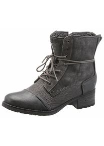 Mustang, Damen Shoes Schn&uuml;rboots, Grau / Graphit