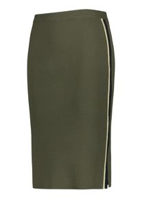 SAMOON, Damen Rock, Beige / Oliv / Schwarz