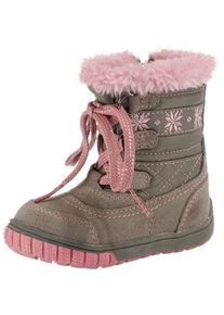 Lurchi, M&auml;dchen Winterstiefel, Beige / Rosa