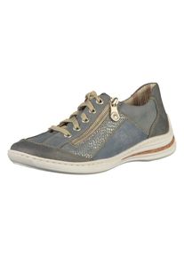 Rieker, Damen Halbschuhe, Taubenblau
