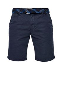 s.Oliver RED LABEL, Herren Shorts 'Plek Loose', Dunkelblau