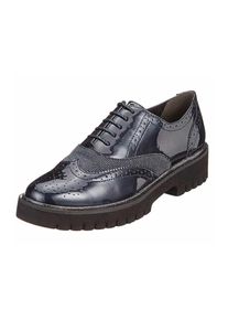 Tamaris, Damen Schnürschuhe, Nachtblau / Taubenblau