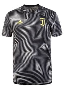 adidas Performance, Herren T-Shirt 'Juventus Turin Pre-Match', Gelb / Silbergrau / Schwarz