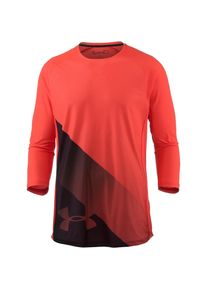 Under Armour, Herren Funktionsshirt 'Threadborne Vanish', Neonrot / Schwarz
