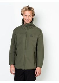 Jack Wolfskin, Herren Softshelljacke 'ROCKWALL MEN', Oliv