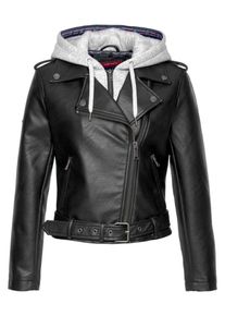 Superdry, Damen Jacke, Grau / Schwarz
