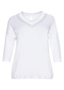 SheeGOTit, Damen 3/4-Arm-Shirt, Weiß