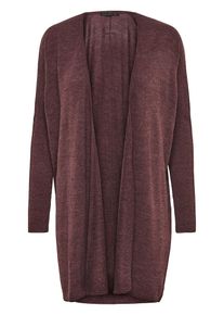 Only, Damen Oversize Strick-Cardigan, Weinrot