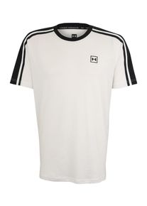 Under Armour, Herren Sport-Shirts 'UNSTOPPABLE STRIPED', Schwarz / Weiß