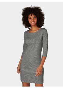 Tom Tailor, Damen Kleider & Jumpsuits Kleid aus Jacquard, Grau
