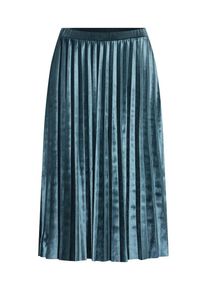 Q/S Designed By, Damen Rock 'Samtfaltenrock', Petrol