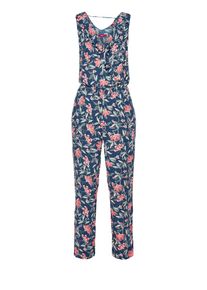 s.Oliver RED LABEL, Damen Jumpsuit, Blau / Gr&uuml;n / Rot