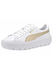 Puma, Damen Sneaker 'Trace BSQT Wn ́s', Gold / Weiß