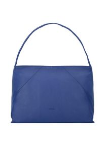 Bree, Damen Schultertasche 'Lusaka 3' 36 cm, Hellbeige / Blau