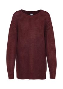Urban Classics, Damen Oversized Pullover 'Basic Crew', Burgunder