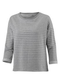 Mazine, Damen Sweatshirt , Grau / Wei&szlig;