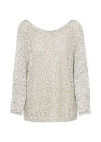Only, Damen Pullover 'SILVIA', Graumeliert