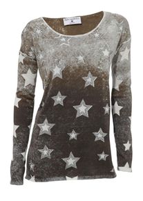 Heine, Damen Feinstrickpullover, Grau