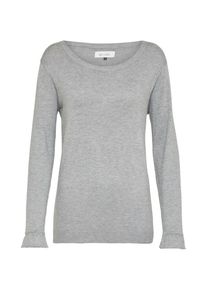 Blendshe Blend She, Damen Feinstrickpullover 'Kim', Hellgrau