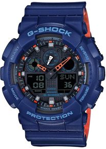 Casio, Herren G-Shock Chronograph, Blau / Orange
