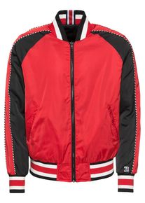 Tommy Hilfiger, Herren Bomberjacke 'LEWIS HAMILTON', Rot / Schwarz / Wei&szlig;