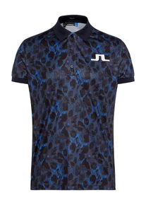 J. Lindeberg J.Lindeberg, Herren Big Bridge Reg TX Jersey Poloshirt, Blau