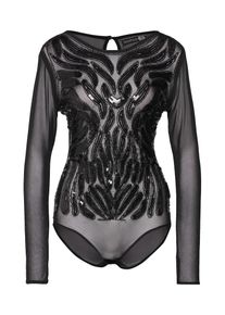 boohoo, Damen Bodyshirt, Schwarz