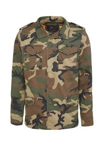Alpha Industries, Herren Jacke 'Vintage M-65 CW', Braun / Grün / Oliv