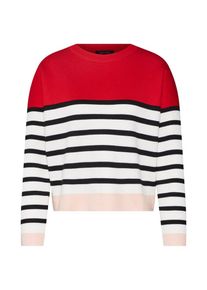New Look, Damen Pullover 'MARIE', Rot / Schwarz / Weiß