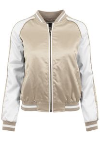 Urban Classics, Damen Jacket, Gold / Weiß