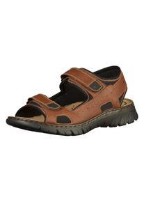 Rieker, Herren Sandalen, Braun / Schwarz