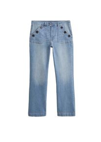Violeta by Mango, Damen Jeans 'Birkin-I', Blue Denim