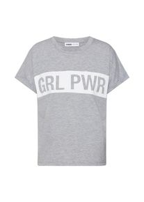 ABOUT YOU X GRL PWR, Damen Shirt 'Joleen', Graumeliert