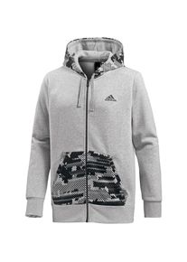adidas Performance, Herren Kapuzenjacke 'Essential AOP', Grau