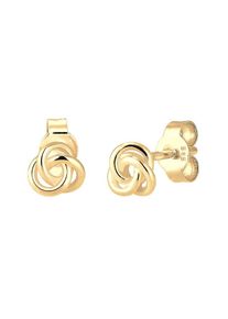 Elli Premium, Damen Ohrringe 'Knoten', Gold