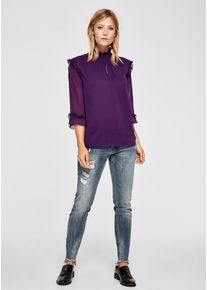 s.Oliver RED LABEL, Damen Bluse, Dunkellila