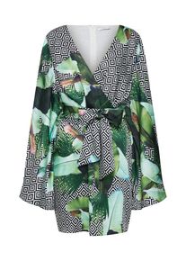 Guess, Damen Kleider 'PANSY DRESS', Grün / Mischfarben