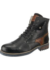 Tom Tailor, Herren Winterstiefel, Braun / Schwarz