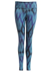 YOGISTAR.COM, Damen Yogi-leggings "devi" - Ikat Aqua, Blau / Mischfarben