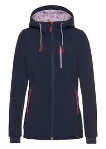 OCEAN SPORTSWEAR, Damen Softshelljacke, Nachtblau / Himbeer