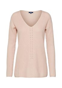 Tom Tailor, Damen Pullover 'chevron stitch sweater', Puder