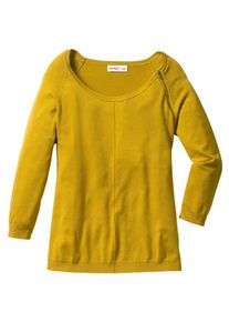sheego Casual, Damen Pullover, Senf