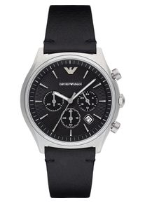 Emporio Armani, Herren Chronograph 'AR1975', Schwarz / Silber