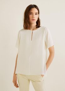 Mango, Damen Bluse 'Amaya', Creme